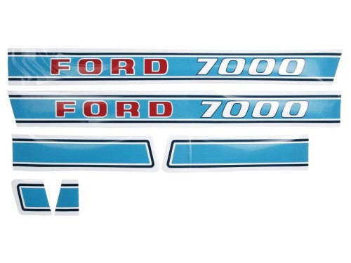 Zestaw naklejek - Ford / New Holland 7000 S.12682 - Intertraktor