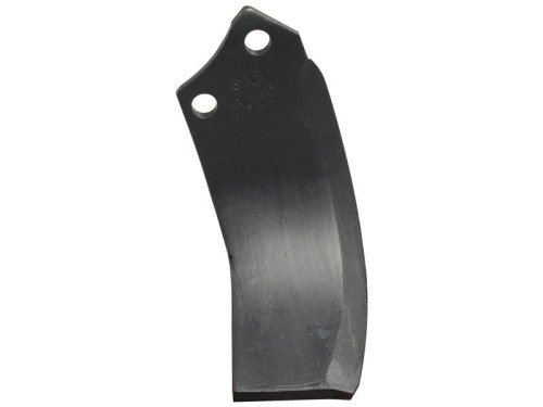 Nóż do glebogryzarki lewa 90x12mm Wysokość: 215mm. odległość pomiedzy otworami: 56mm. Otwór Ø: 16.5mm. Zastępuje Maschio Zastępuje: M09400415 S.79635 - Intertraktor