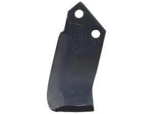 Twarde nóż do glebogryzarki - ostrze wzmocnione węglikiem Zakrzywiony prawa strona 80x9mm Wysokość: 215mm. odległość pomiedzy otworami: 51mm. Otwór Ø: 16.5mm. Zastępuje Howard S.155230