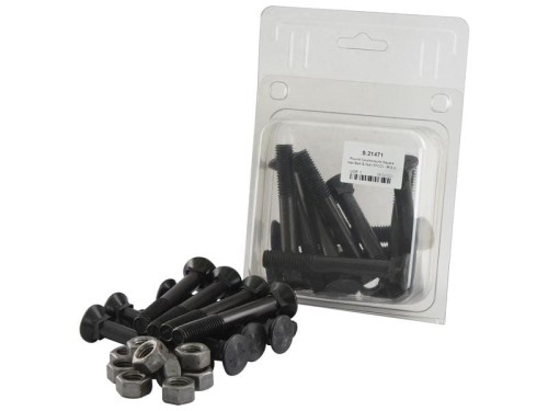 Śruba z nakrętką - M12 x 90mm, Wytrzymałość na rozciąganie 8.8 (10 szt agropak) S.21471 - Intertraktor
