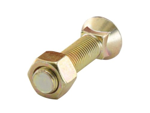 Śruba z nakrętką - 3/8'' x 60mm, Wytrzymałość na rozciąganie 8.8 (25 szt Kartonik) S.79624 - Intertraktor