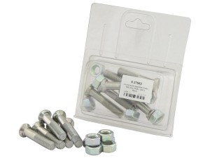 Śruba z nakrętką - M10 x 50mm, Wytrzymałość na rozciąganie 8.8 (6 szt agropak) S.27552