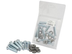 Śruba z nakrętką - M11 x 50mm, Wytrzymałość na rozciąganie 10.9 (10 szt agropak) S.21464