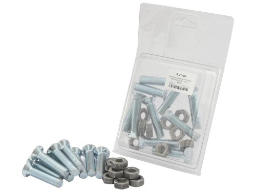 Śruba z nakrętką - M11 x 50mm, Wytrzymałość na rozciąganie 10.9 (10 szt agropak) S.21464 - Intertraktor