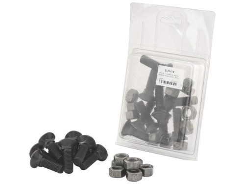 Śruba z nakrętką - M12 x 40mm, Wytrzymałość na rozciąganie 12.9 (10 szt agropak) S.21479 - Intertraktor