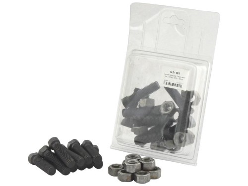 Śruba z nakrętką - M12x50mm, Wytrzymałość na rozciąganie 12.9 (10 szt agropak) S.21493 - Intertraktor