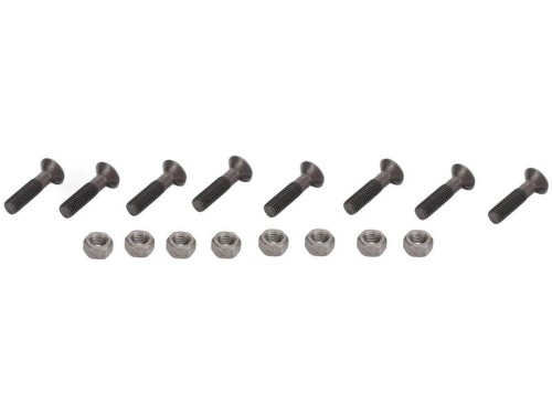 Okrągła śruba z łbem stożkowym i nakrętką - M12 x 50mm, Wytrzymałość na rozciąganie 8.8 (8 szt agropak) S.27548 - Intertraktor
