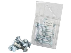 Śruba z nakrętką - M12 x 55mm, Wytrzymałość na rozciąganie 8.8 (8 szt agropak) S.27580