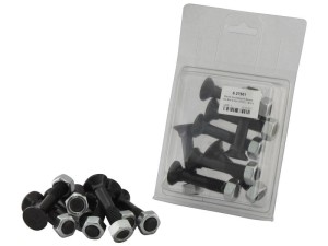 Śruba z nakrętką - M12 x 65mm, Wytrzymałość na rozciąganie 8.8 (8 szt agropak) S.27581