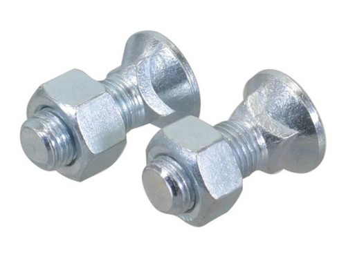 Śruba z nakrętką - 7/16'' x 32mm, Wytrzymałość na rozciąganie 8.8 S.76056 - Intertraktor