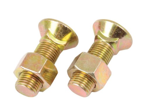 Śruba z nakrętką - 1/2'' x 38mm, Wytrzymałość na rozciąganie 8.8 S.76211 - Intertraktor
