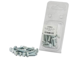 Śruba metryczna, Wymiar: M6x20mm (DIN 933) 20 szt agropak S.28934
