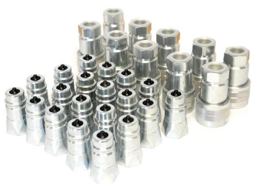 Sparex Wtyczka hydrauliczna Męska/zeńska 1/2'' Wielkość montażowa x 1/2'' BSP Gwint żeński (Duża łopatka 30 szt) S.164196 - Intertraktor