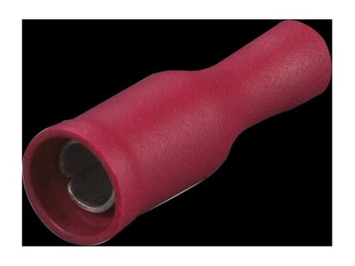 Końcówka Na Kabel, Double Grip - Żeński, 4.0mm, Czerwony (0.5 - 1.5mm) S.163547 - Intertraktor
