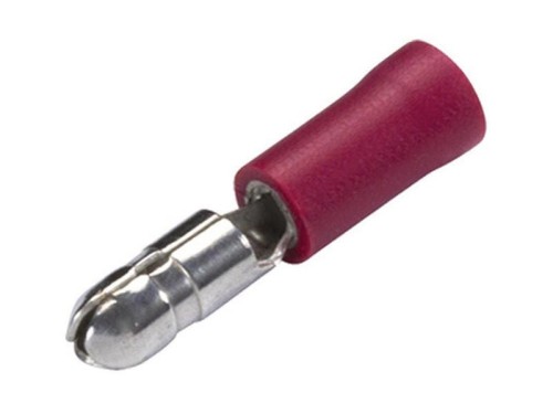 Końcówka Na Kabel, Double Grip - Męski, 4.0mm, Czerwony (0.5 - 1.5mm) S.163548 - Intertraktor