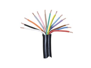 żyłowy kabel elektryczny - 13 Rdzeń, 1.5mm² Przewód, Czarny (Długość: 25M) S.139731