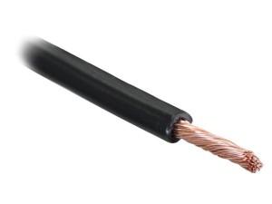 żyłowy kabel elektryczny - 1 Rdzeń, 16mm² Przewód, Czarny (Długość: 25M) S.139727