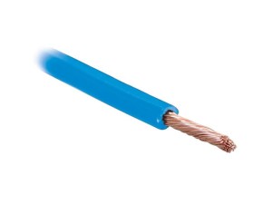 żyłowy kabel elektryczny - 1 Rdzeń, 2mm² Przewód, Niebieska (Długość: 10M), (agropak) S.23619