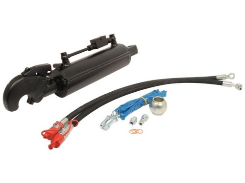 Cięgło hydrauliczne (Kat.-/3) i CBM Q.R. Hak, średnica cylindra: 90mm, Długość min : 590mm. S.56801 - Intertraktor