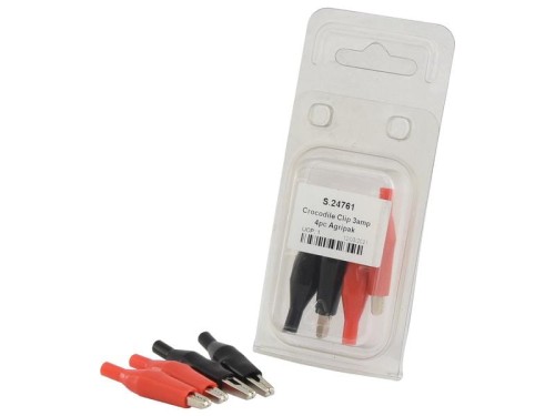 CROCODILE CLIP-3AMP 4PC APAK S.24761 - Intertraktor