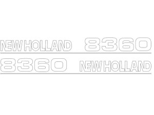 Zestaw naklejek - Ford / New Holland 8360 S.152875