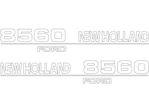 Zestaw naklejek - Ford / New Holland 8560 S.152877