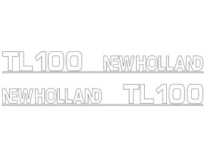 Zestaw naklejek - Ford / New Holland TL100 S.152879