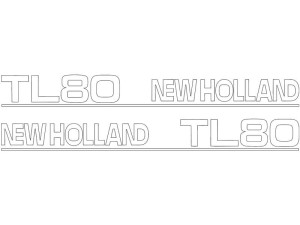 Zestaw naklejek - Ford / New Holland TL80 S.152881
