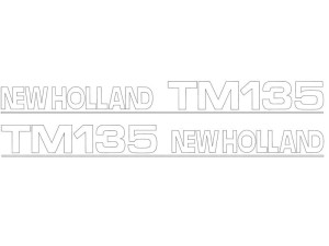Zestaw naklejek - Ford / New Holland TM135 S.152893