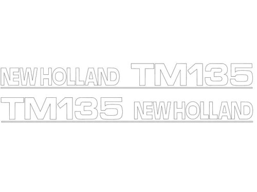 Zestaw naklejek - Ford / New Holland TM135 S.152893 - Intertraktor
