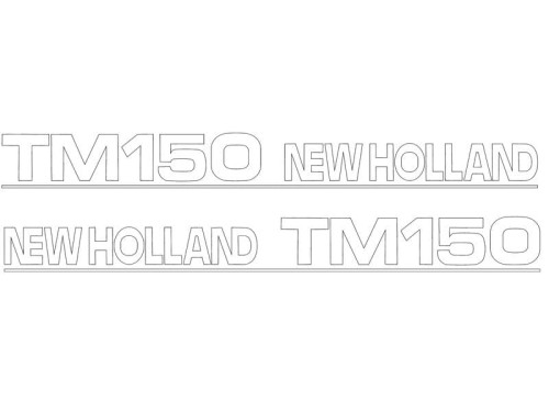 Zestaw naklejek - Ford / New Holland TM150 S.152896 - Intertraktor