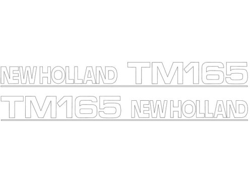 Zestaw naklejek - Ford / New Holland TM165 S.152898 - Intertraktor