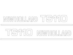 Zestaw naklejek - Ford / New Holland TS110 S.152868