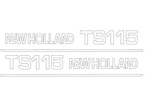 Zestaw naklejek - Ford / New Holland TS115 S.152869