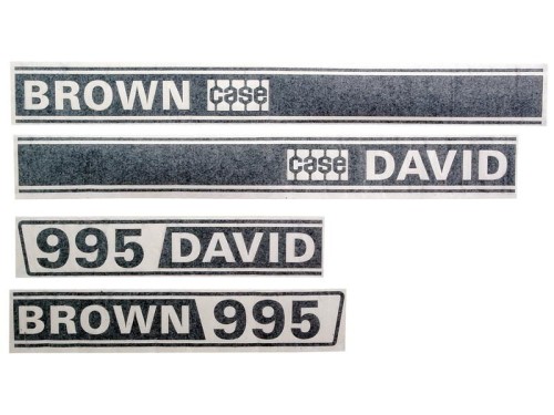 Zestaw naklejek - David Brown 995 S.63346 - Intertraktor