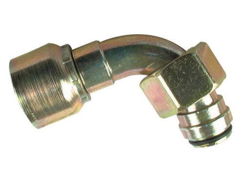 Parker Metryczny Wkłąd węża 1/4'' x M18 x 1.50 (12L) Żeński 90° Złączka kątowa lekka S.3331804 - Intertraktor