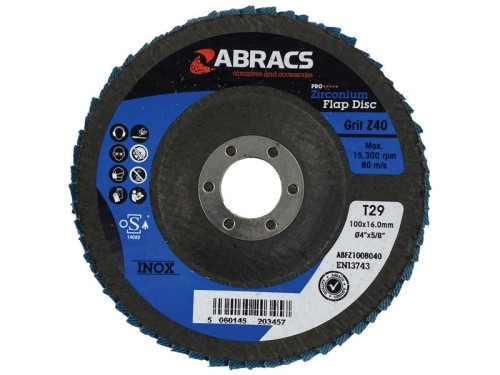 Tarcze listkowe Ø100 x 10 x 16mm - 40 Grit S.20183 - Intertraktor