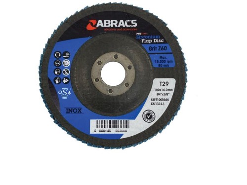 Tarcze listkowe Ø100 x 10 x 16mm - 60 Grit S.20186 - Intertraktor
