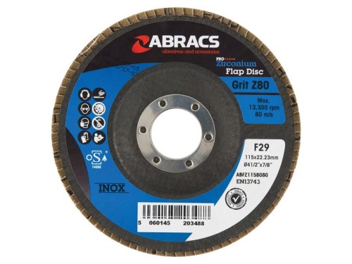 Tarcze listkowe Ø115 x 8 x 22mm - 80 Grit S.50140 - Intertraktor
