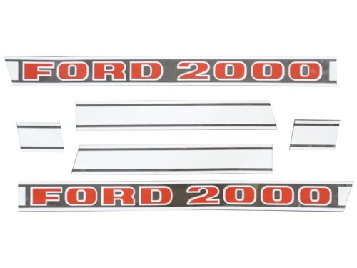 Zestaw naklejek - Ford / New Holland 2000 S.8409 - Intertraktor