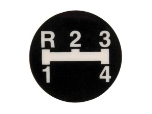 Naklejka na dźwignię zmiany biegów S.41968