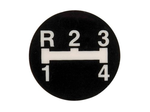 Naklejka na dźwignię zmiany biegów S.41968 - Intertraktor