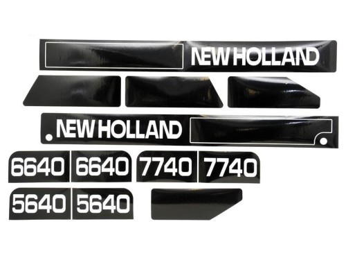 Zestaw naklejek - Ford / New Holland 5640 6640, 7740 S.68253 - Intertraktor
