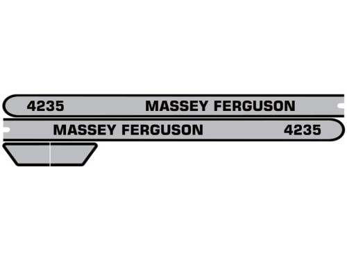 Zestaw naklejek - Massey Ferguson 4235 S.118314 - Intertraktor