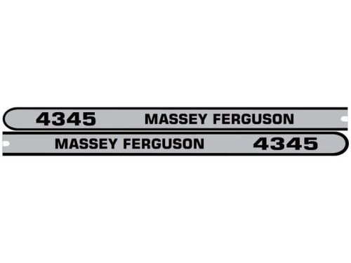 Zestaw naklejek - Massey Ferguson 4345 S.118323 - Intertraktor