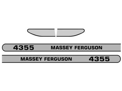 Zestaw naklejek - Massey Ferguson 4355 S.118324 - Intertraktor