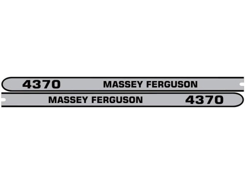 Zestaw naklejek - Massey Ferguson 4370 S.118326 - Intertraktor