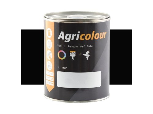 Farby spray - Połysk, Czarny 1 litrów puszka S.80003 - Intertraktor
