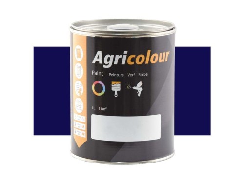 Farby spray - Połysk, ciemny Niebieski 1 litrów puszka S.83644 - Intertraktor