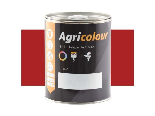 Farby spray - Połysk, Czerwony 1 litrów puszka S.84424 - Intertraktor